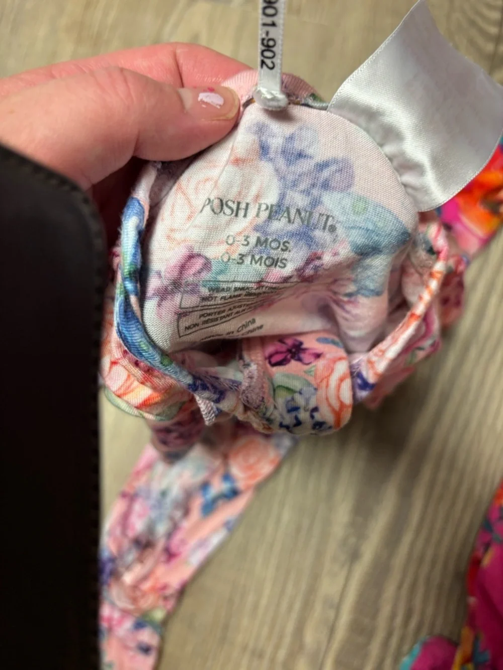 Posh Peanut Floral Footie Pajamas 2-Pack Baby Girl 0-3 Months